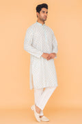 MLS EMBROIRDERED KURTA PAJAMA