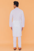 MLS EMBROIDERED KURTA PAJAMA