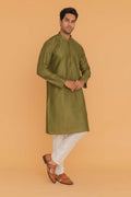 MLS EMBROIDERED KURTA PAJAMA