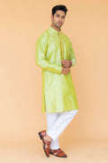 MLS EMBROIDERED KURTA PAJAMA