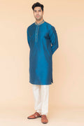 MLS EMBROIDERED KURTA PAJAMA