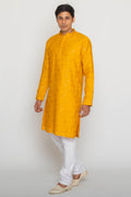 MLS EMBROIDERED KURTA PAJAMA