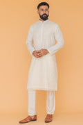 MLS EMBROIDERED KURTA PAJAMA