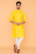 MLS EMBROIDERED KURTA PAJAMA