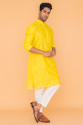 MLS EMBROIDERED KURTA PAJAMA