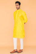 MLS EMBROIDERED KURTA PAJAMA