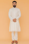 MLS EMBROIDERED KURTA PAJAMA