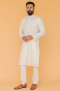 MLS EMBROIDERED KURTA PAJAMA