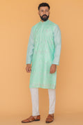 MLS EMBROIDERED KURTA PAJAMA