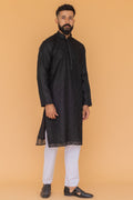 MLS EMBROIDERED KURTA PAJAMA