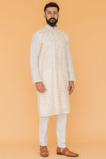 MLS EMBROIDERED KURTA PAJAMA