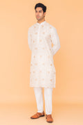 MLS EMBROIRDERED KURTA PAJAMA