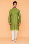 MLS EMBROIRDERED KURTA PAJAMA