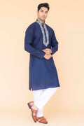 MLS EMBROIDERED KURTA PAJAMA