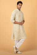 MLS CHIKANKARI KURTA PAJAMA