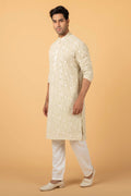 MLS CHIKANKARI KURTA PAJAMA