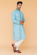 MLS CHICKEN PRINT KURTA PAJAMA