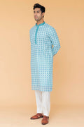 MLS CHICKEN PRINT KURTA PAJAMA