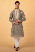 MLS EMBROIDERED KURTA PAJAMA