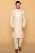 MLS EMBROIDERED KURTA PAJAMA