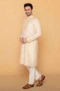 MLS EMBROIDERED KURTA PAJAMA