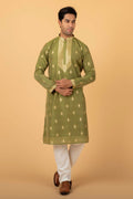 MLS EMBROIDERED KURTA PAJAMA