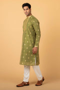 MLS EMBROIDERED KURTA PAJAMA