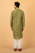 MLS EMBROIDERED KURTA PAJAMA