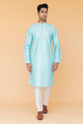 MLS EMBROIDERED KURTA PAJAMA