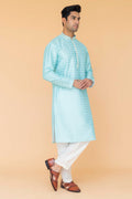 MLS EMBROIDERED KURTA PAJAMA