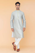 MLS EMBROIDERED KURTA PAJAMA