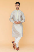 MLS EMBROIDERED KURTA PAJAMA