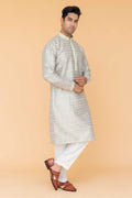 MLS EMBROIDERED KURTA PAJAMA