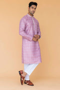 MLS EMBROIDERED KURTA PAJAMA