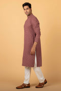 MLS CHIKANKARI KURTA PAJAMA