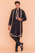 MLS KURTA PAJAMA WITH STOLE