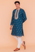 MLS KURTA PAJAMA WITH STOLE