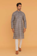 MLS ART SILK KURTA PAJAMA