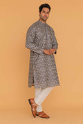 MLS ART SILK KURTA PAJAMA