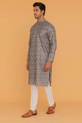 MLS ART SILK KURTA PAJAMA