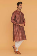 MLS ART SILK KURTA PAJAMA