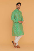 MLS ART SILK KURTA PAJAMA