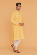 MLS ART SILK KURTA PAJAMA