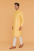 MLS ART SILK KURTA PAJAMA