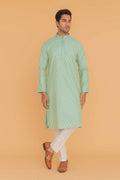 MLS ART SILK KURTA PAJAMA