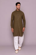 MLS CHIKANKARI PATHANI SUIT