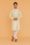 MLS ART SILK KURTA PAJAMA