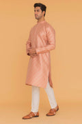 MLS ART SILK KURTA PAJAMA