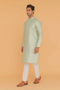 MLS ART SILK KURTA PAJAMA