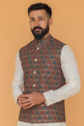 MLS EMBROIDERED JAWAHAR JACKET